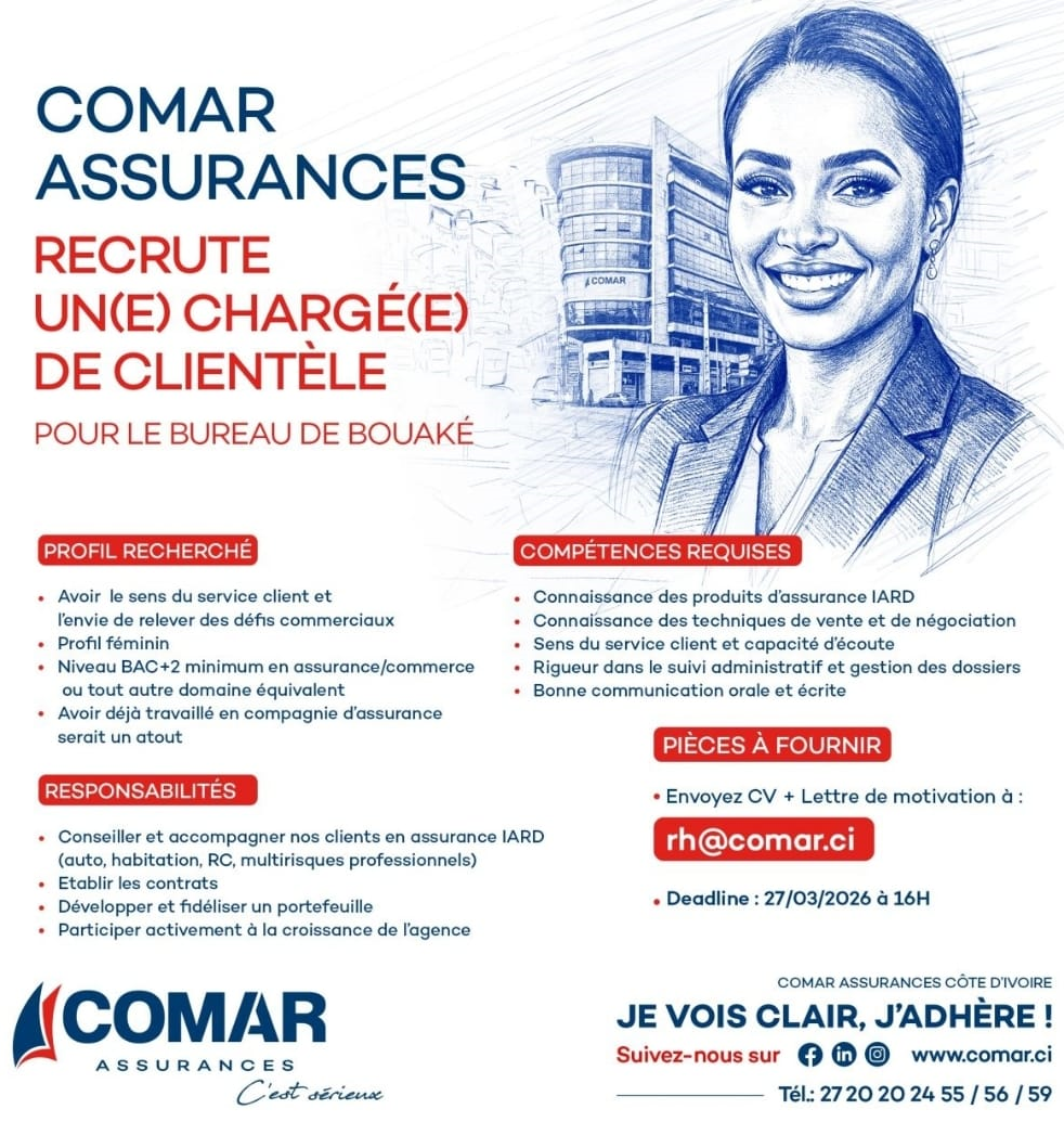 CHARGE CLIENTELE H/F