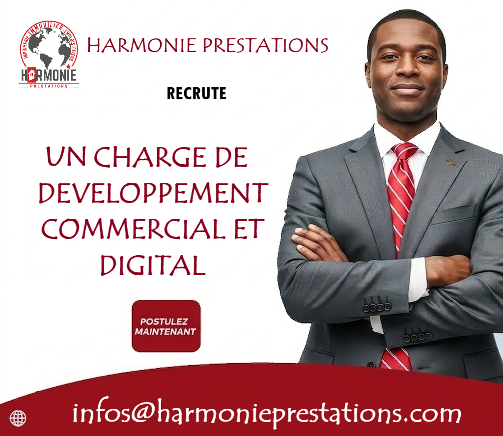 CHARGE DE DEVELOPPEMENT COMMERCIAL ET DIGITAL