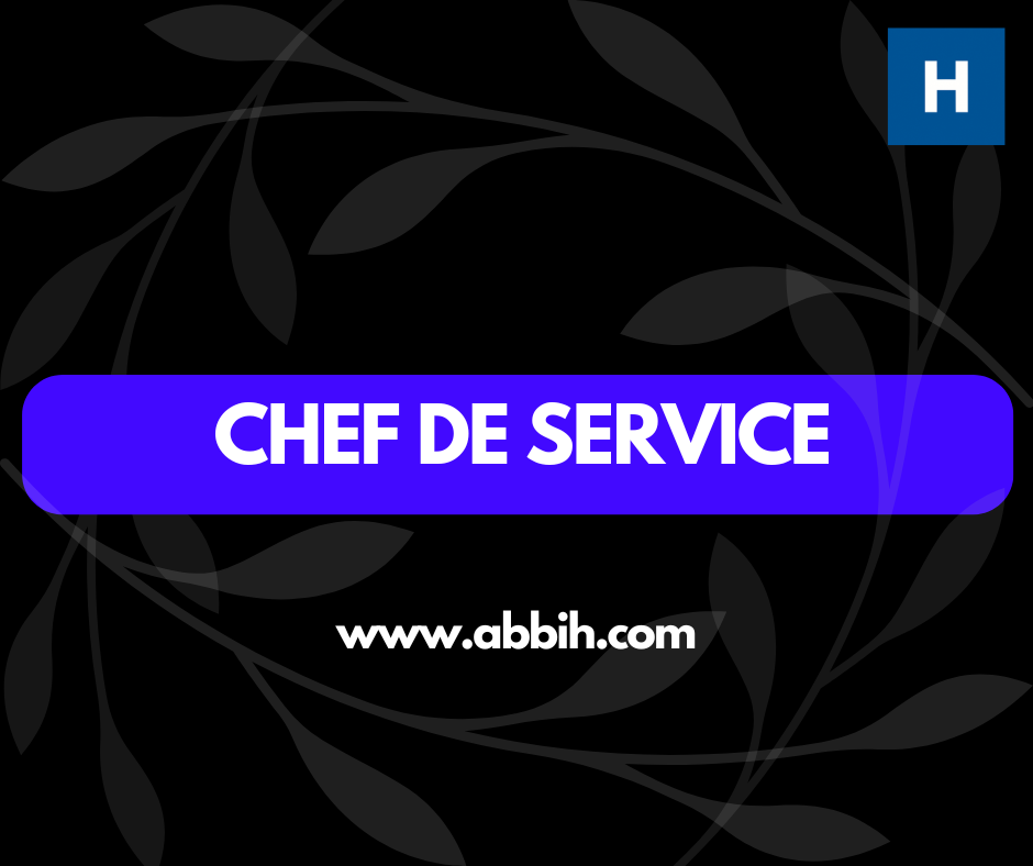 CHEF DE SERVICE ACHAT