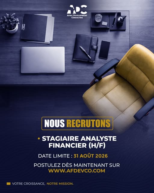RECRUTEMENT STAGIAIRE ANALYSTE FINANCIER