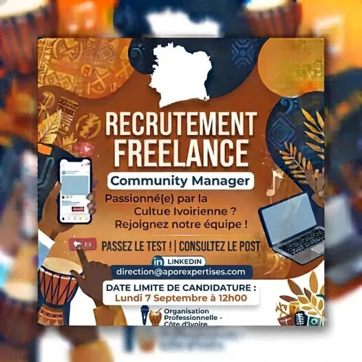 𝗥𝗘𝗖𝗥𝗨𝗧𝗘𝗠𝗘𝗡𝗧 𝗙𝗥𝗘𝗘𝗟𝗔𝗡𝗖𝗘 COMMUNITY MANAGER