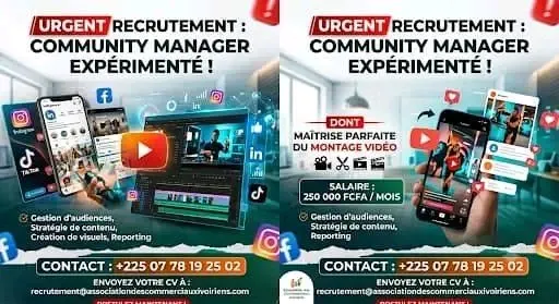 OFFRE D’EMPLOI – COMMUNITY MANAGER (H/F)