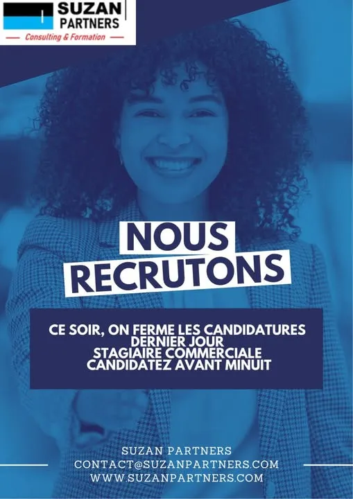 SUZAN RECRUTE COMMERCIAL (H/F)