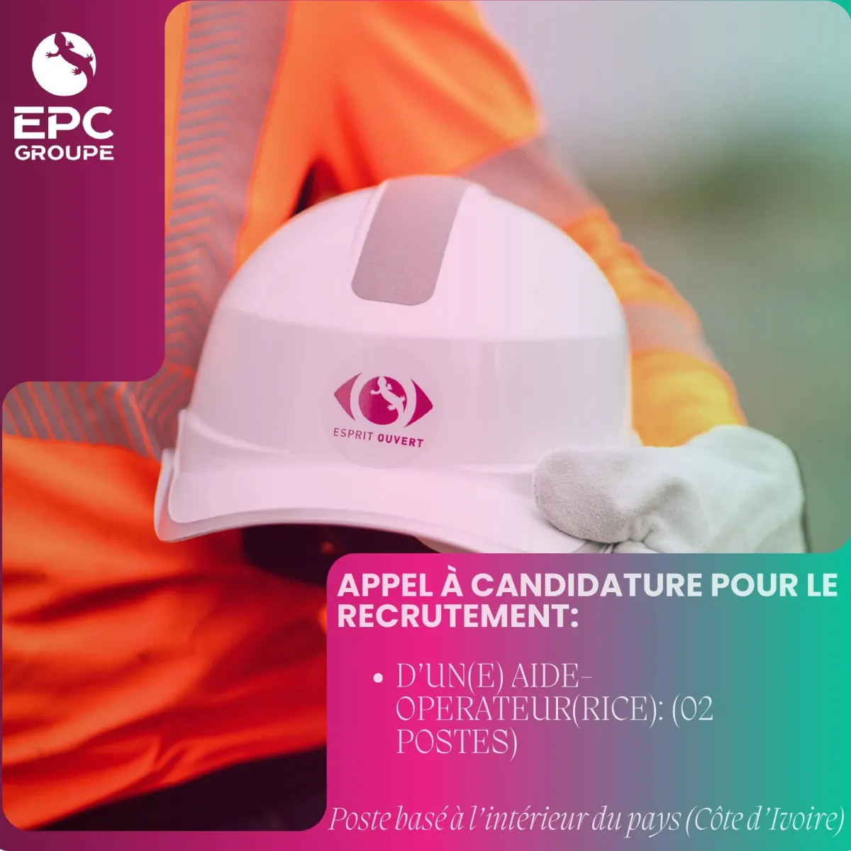 RECRUTEMENT AIDE OPERATEUR (H/F)