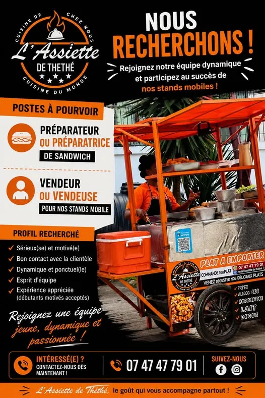 L'ASSIETTE DE THETHE RECRUTE