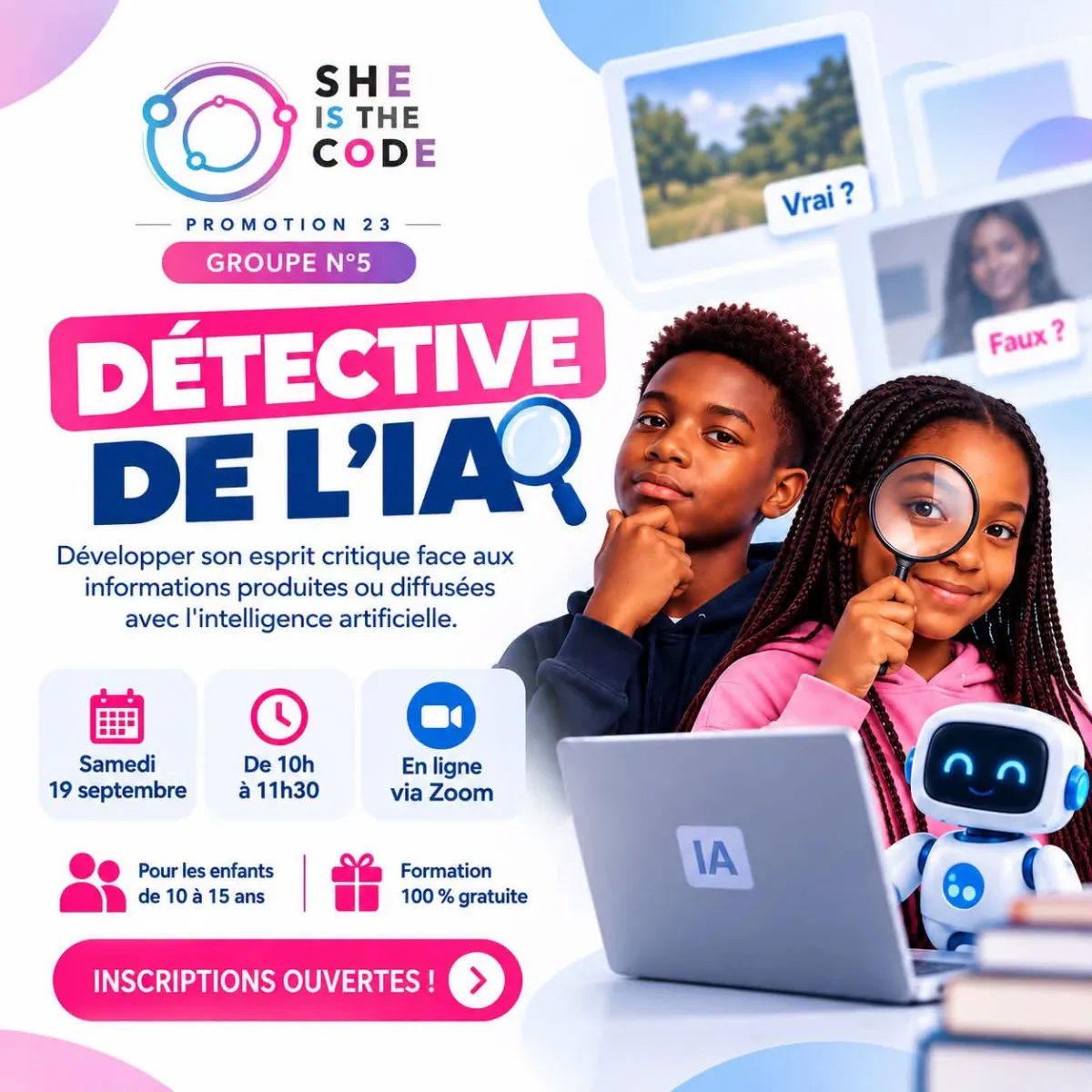 FORMATION GRATUITE : DETECTIVE DE L'IA