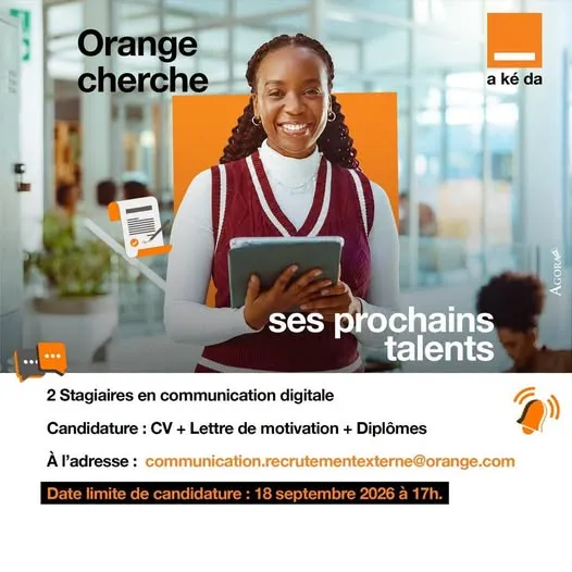 RECRUTEMENT STAGIAIRE EN COMMUNICATION DIGITALE