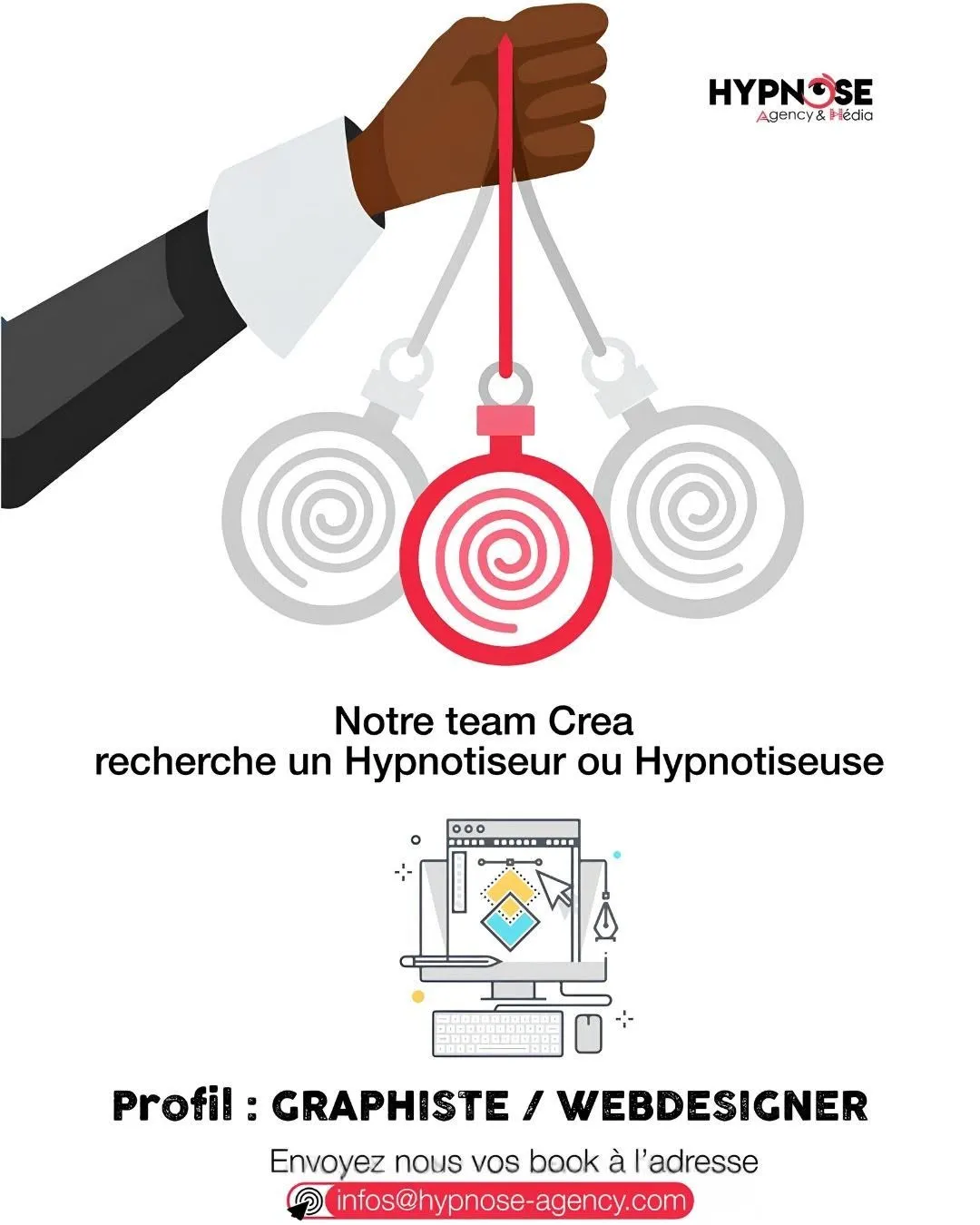 HYPNOSE RECRUTE GRAPHISTE / WEBDESIGNER (H/F)