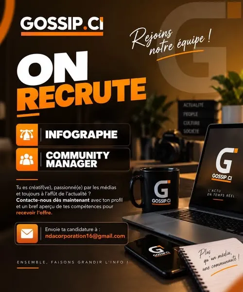 RECRUTEMENT DE COMMUNITY MANAGER / INFOGRAPHE