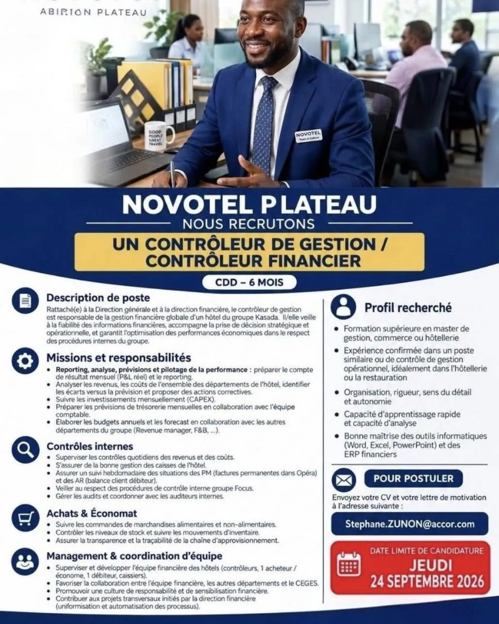RECRUTEMENT CONTRÔLEUR DE GESTION / FINANCIER
