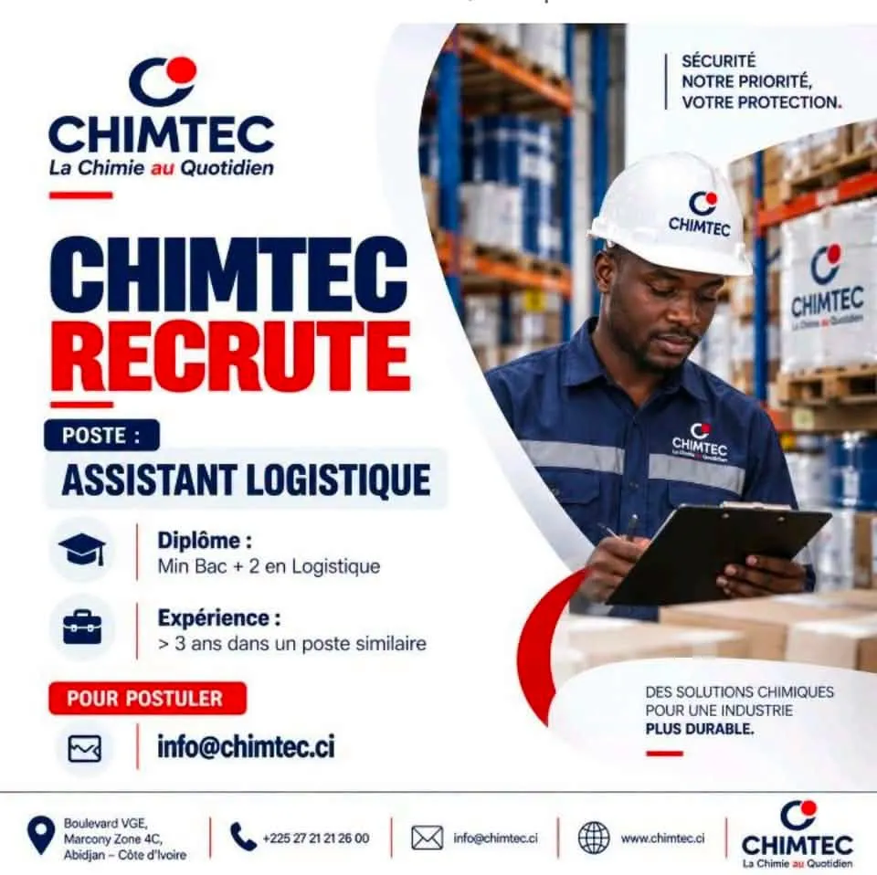 RECRUTEMENT ASSISTANT LOGISTIQUE H