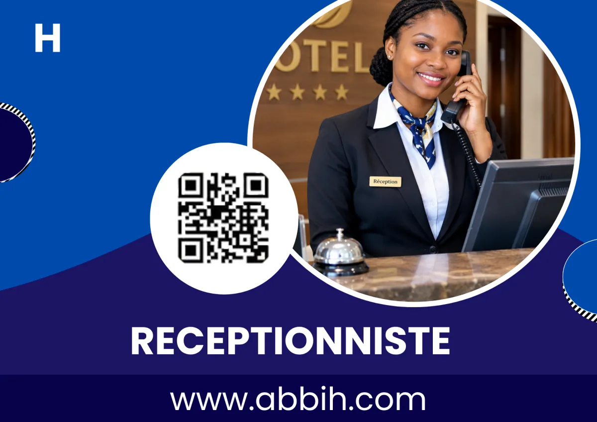 OFFRE D’EMPLOI – RÉCEPTIONNISTE HÔTEL (H/F)