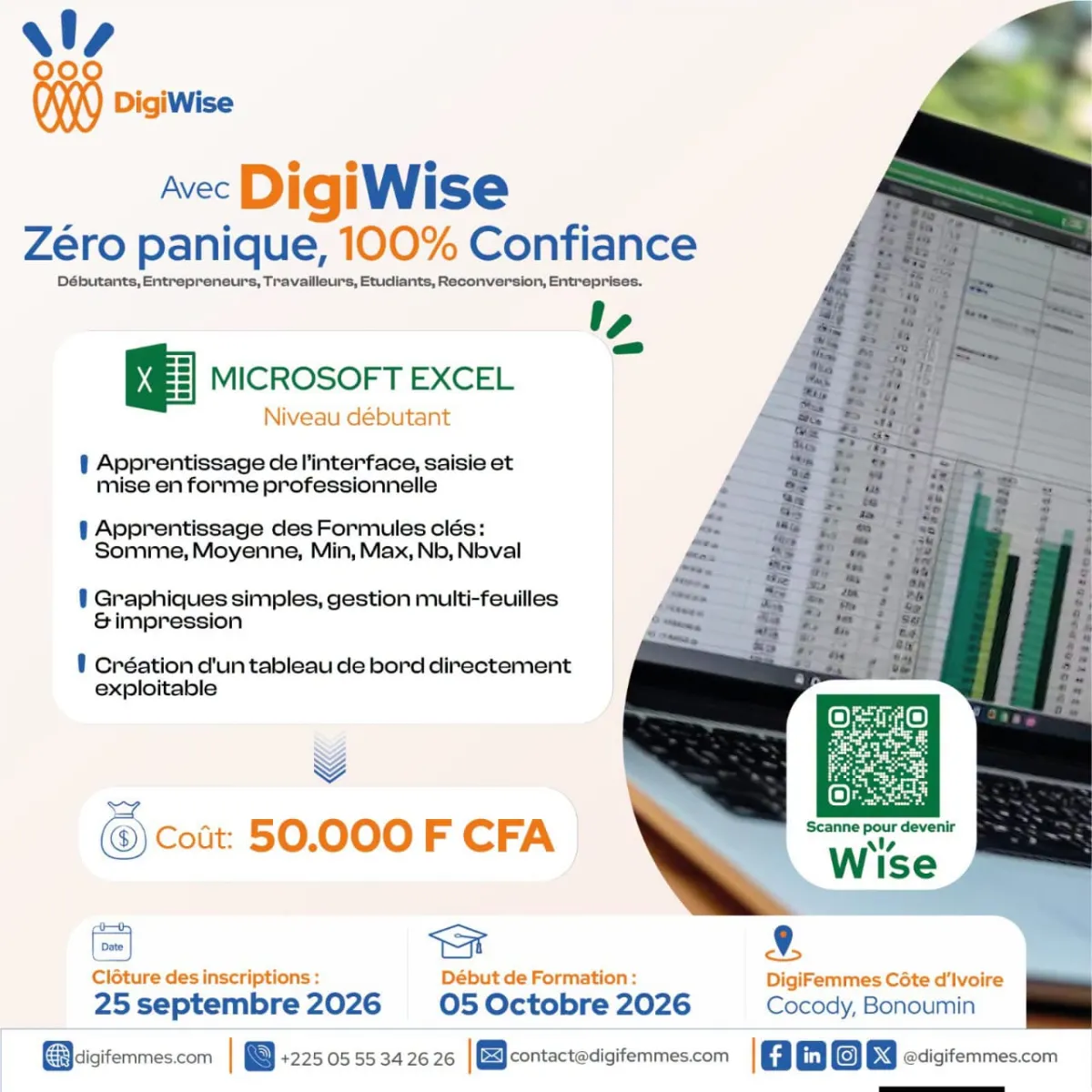 FORMATION PAYANTE : MICROSOFT EXCEL