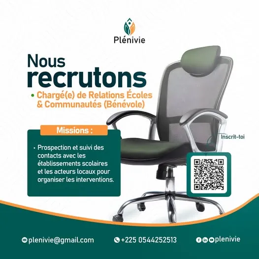 CHARGE DE RELETIONS ECOLES / COMMUNAUTES