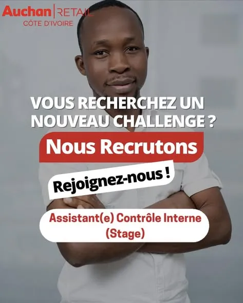 RECRUTEMENT ASSISTANT CONTROLE INTERNE STAGE