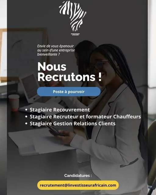 RECRUTEMENT DES STAGIAIRES (H/F)