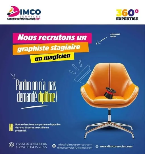 RECRUTEMENT STAGIAIRE GRAPHISTE (H/F)