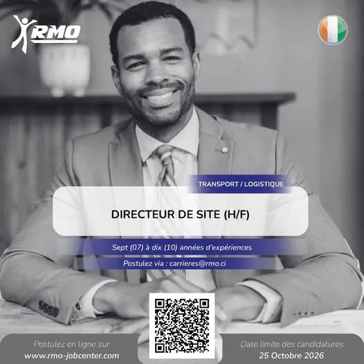 Offre d'emploi RECRUTEMENT DE DIRECTEUR DE SITE (H/F)