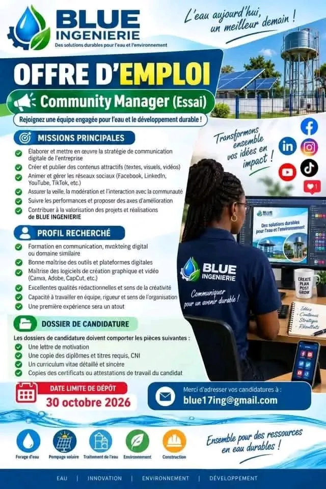 RECRUTEMENT DES COMMUNITY MANAGER