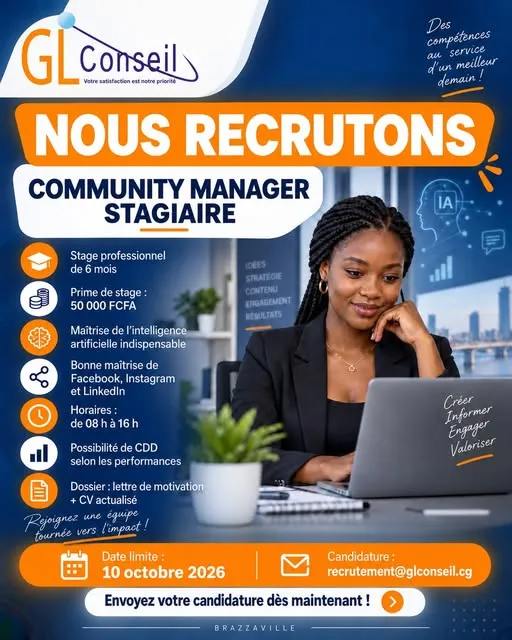 OFFRE DE STAGE — COMMUNITY MANAGER
