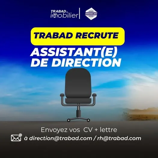 Offre d'emploi RECRUTEMENT ASSISTANT(E) DE DIRECTION