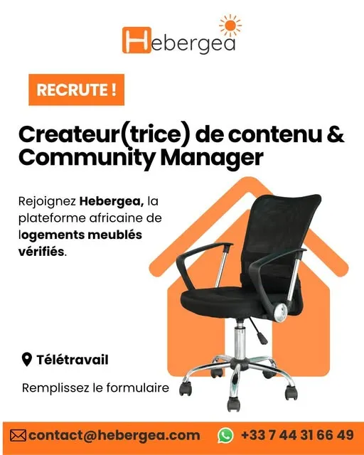 RECRUTEMENT CREATRICE DE CONTENU/ COMMUNITY MANAGER