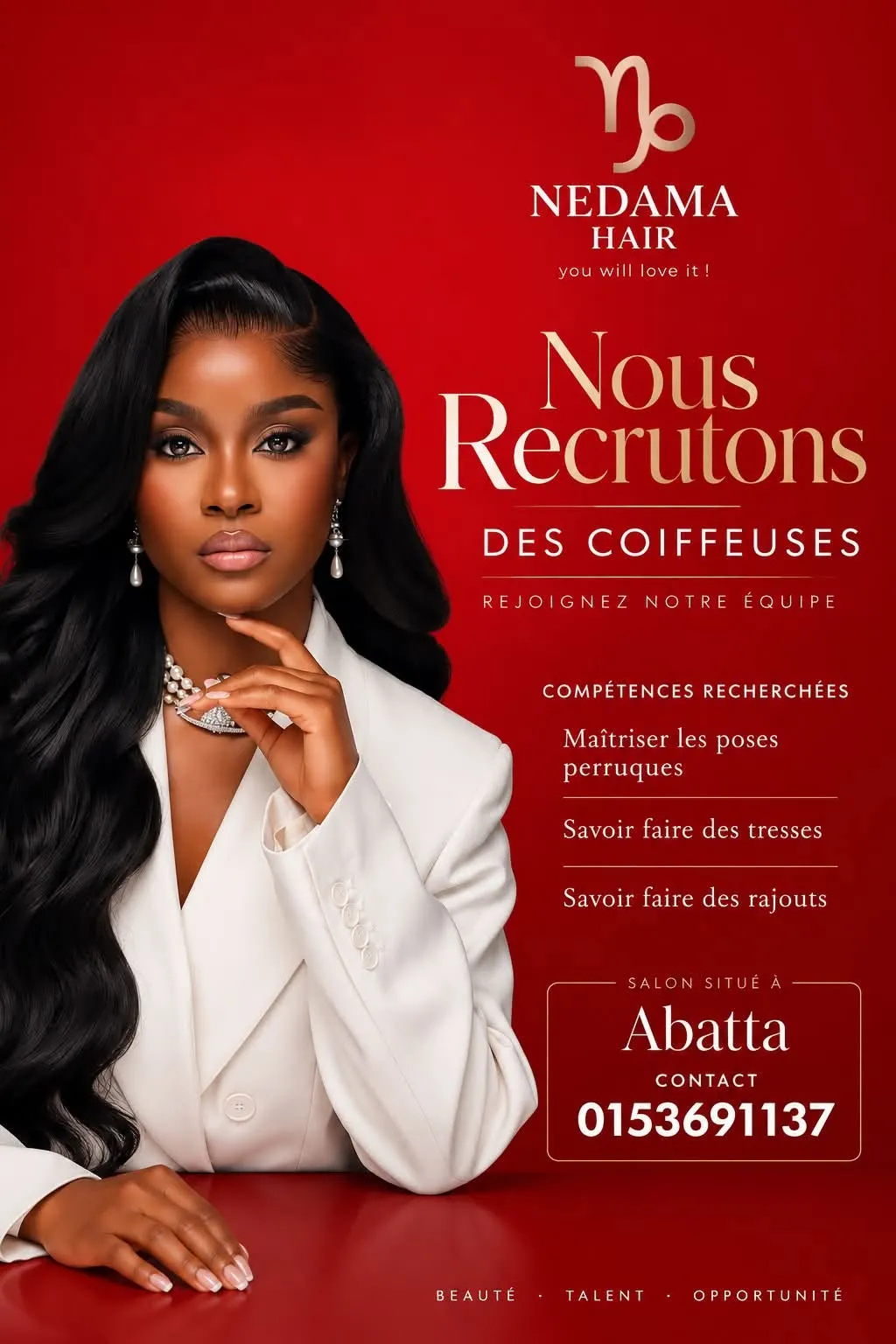 RECRUTEMENT DES COIFFEUSES (F)