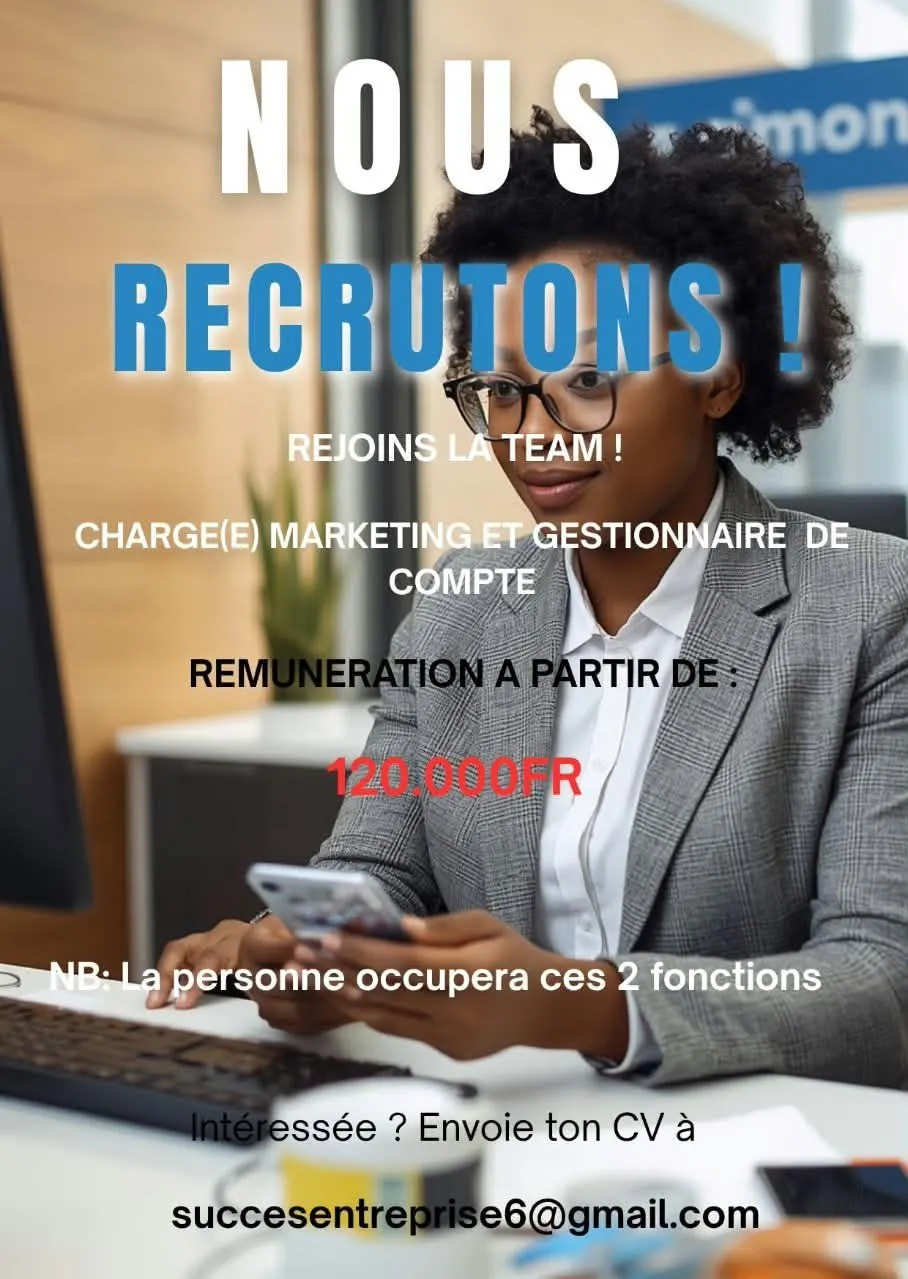 CHARGE MARKETING ET GESTIONNAIRE DE COMPTE