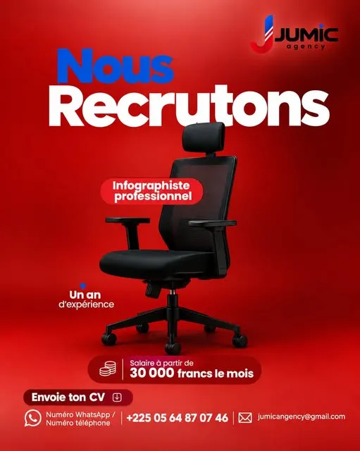 RECRUTEMNT INFOGRAPHISTE PROFESSIONNEL (H/F)