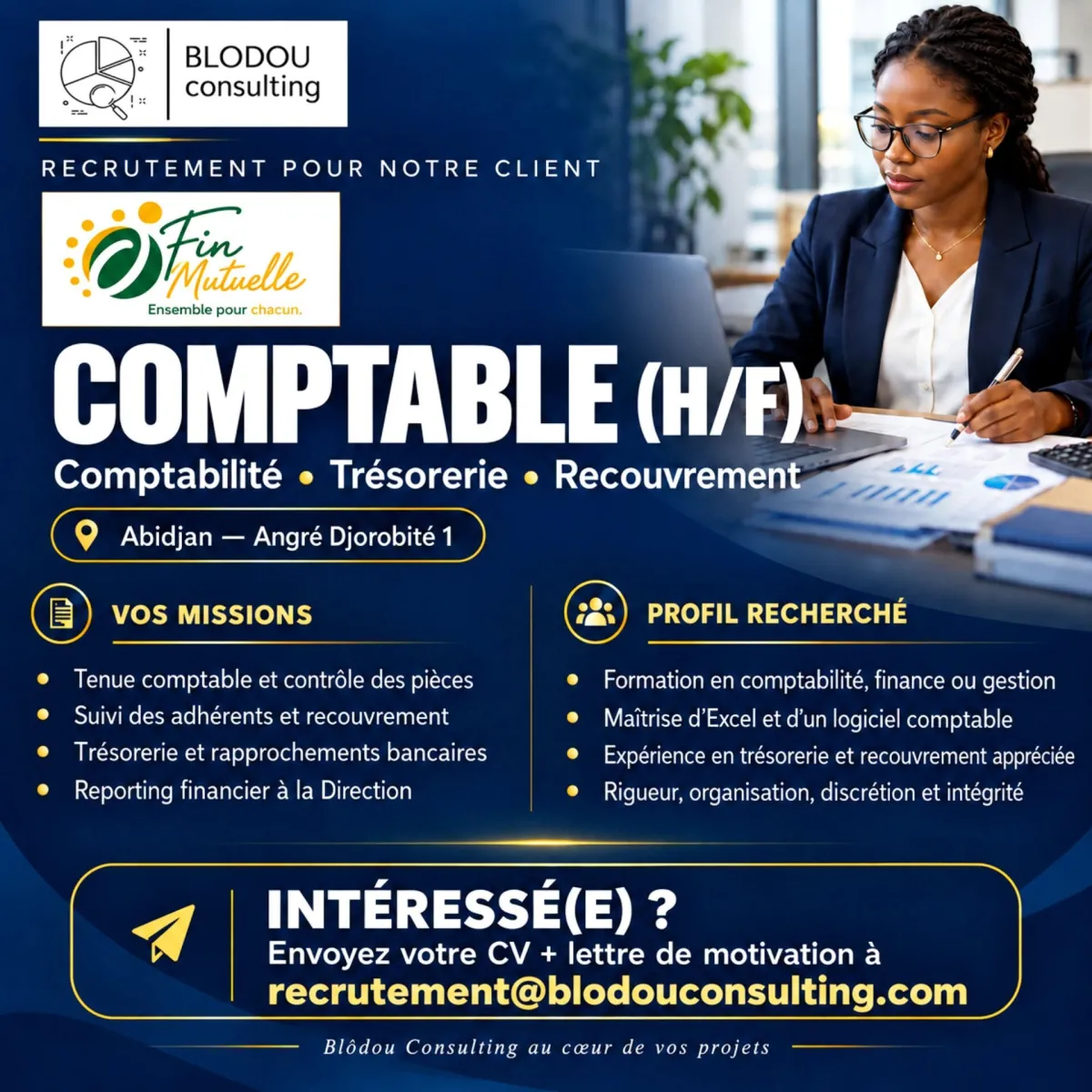 RECRUTEMENT D'UN COMPTABLE (H/F)