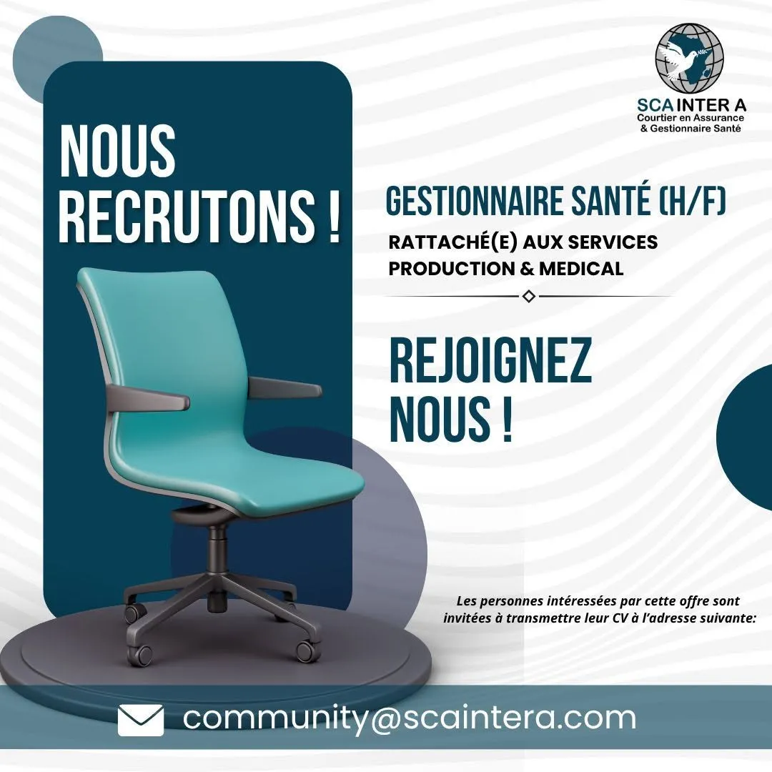 RECRUTEMENT GESTIONNAIRE SANTE (H/F)