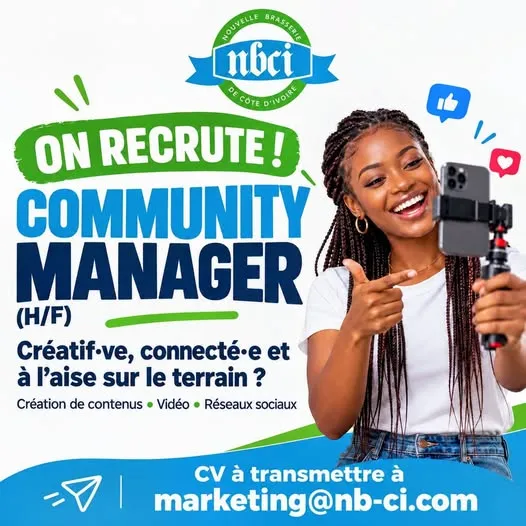 Offre d'emploi RECRUTEMENT COMMUNITY MANAGER (H/F)