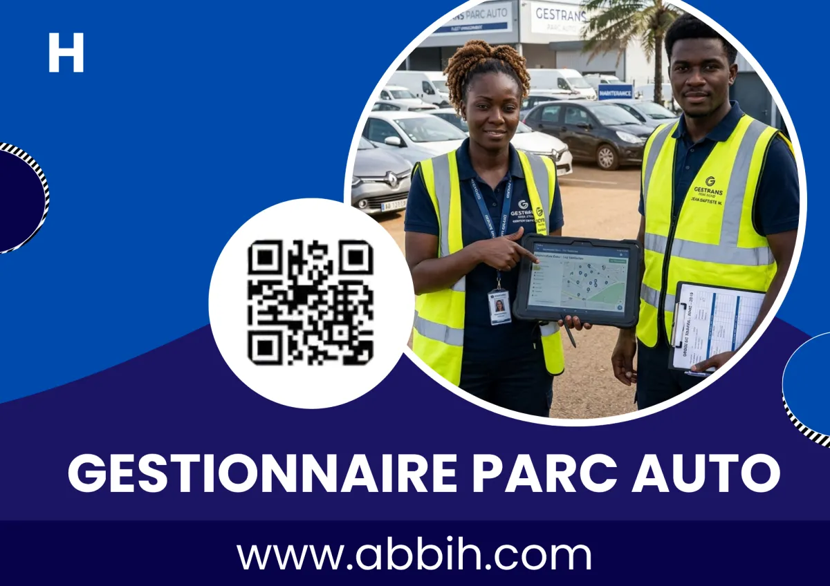 Offre d'emploi RECRUTEMENT RÉCEPTIONNAIRE PARC AUTO