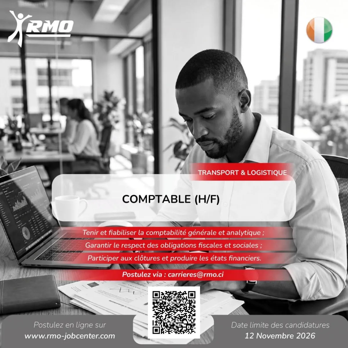 Offre d'emploi RECRUTEMENT D'UN COMPTABLE (H/F)