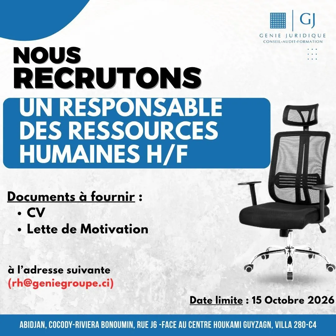 Offre d'emploi RECRUTEMENT RESSOURCES HUMAINES H/F