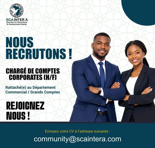 Offre d'emploi 𝐂𝐇𝐀𝐑𝐆𝐄́ 𝐃𝐄 𝐂𝐎𝐌𝐏𝐓𝐄𝐒 𝐂𝐎𝐑𝐏𝐎𝐑𝐀𝐓𝐄𝐒 (𝐇/𝐅)
