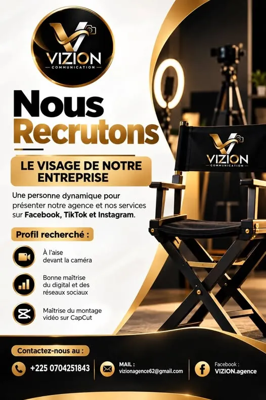 RECRUTEMENT CREATRICE DE CONTENU (H/F)