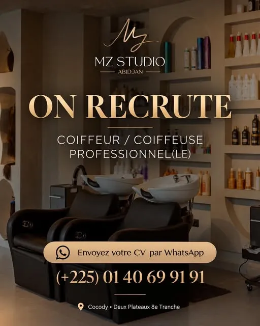 RECRUTEMENT COIFFEUR / COIFFEUSE PROFESSIONNELS