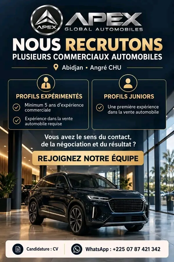 RECRUTEMENT COMMERCIALES ET COMMERCIAUX AUTOMOBILE