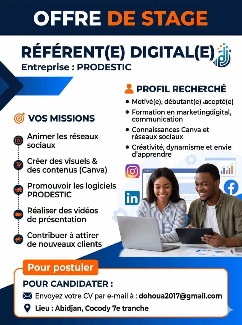 RECRUTEMENT REFERENT DIGITAL (H/F)