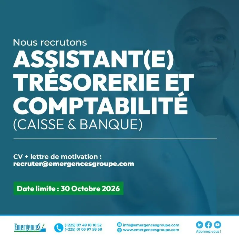 RECRUTEMENT D'UN COMPTABLE (H/F)