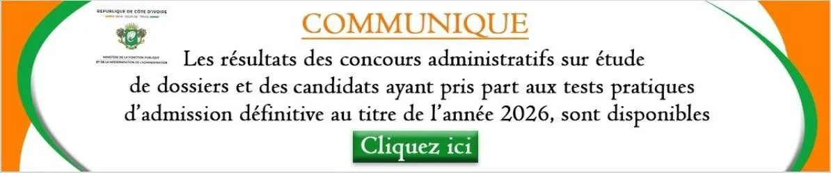 CONCOURS ADMINISTRATIFS 2026 – ÉTUDE DE DOSSIERS