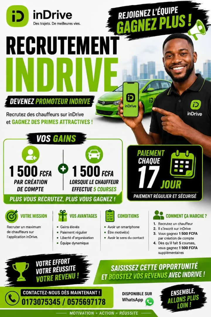RECRUTEMENT DES PROMOTEURS H/F
