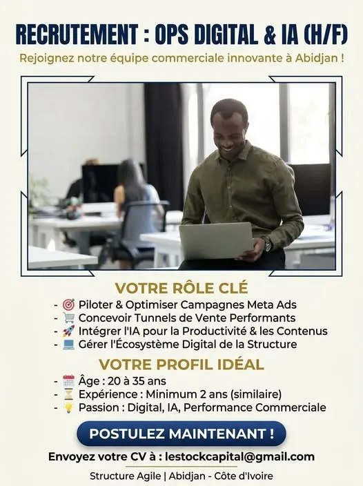 RECRUTEMENT OPS DIGITAL & IA (H/F)