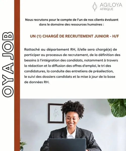 RECRUTEMENT CHARGE DE RECRUTEMENT JUNIOR (H/F)