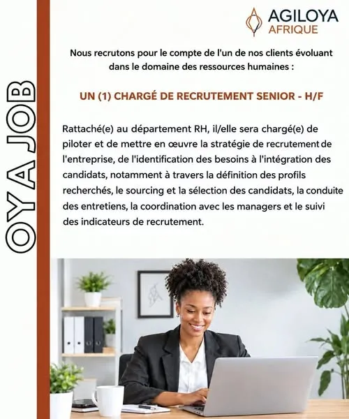 RECRUTEMENT CHARGÉ(E) DE RECRUTEMENT SENIOR.