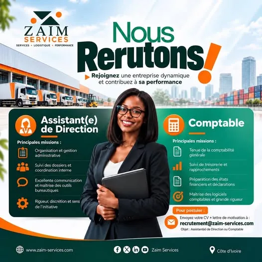 RECRUTEMENT DE PLUSIEURS POSTES