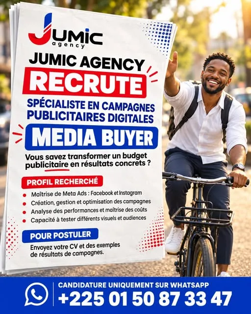 RECRUTEMENT D'UN MEDIA BUYER