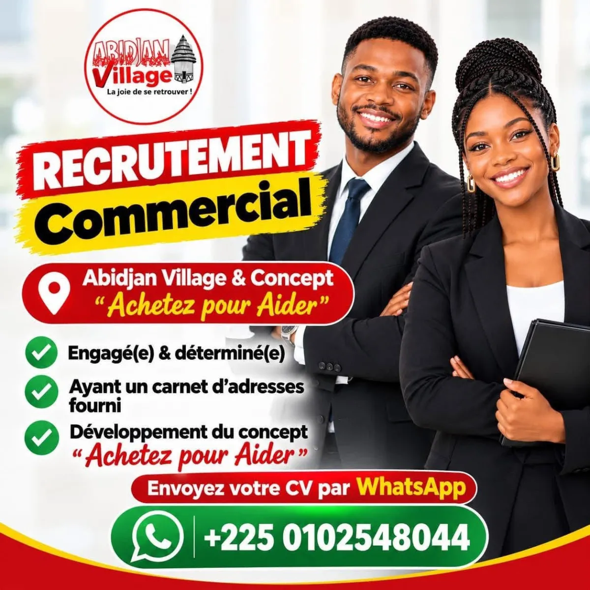 RECRUTEMENT D'UN COMMERCIAL (H/F)