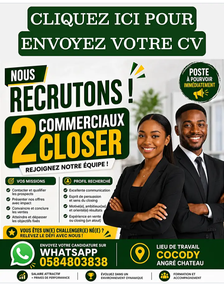 COMMERCIAUX AGENTS D'APPELS / TÉLÉVENDEURS